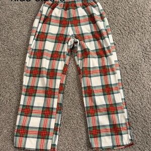Wondershop Plaid Holiday Fleece Pants - Red, Green, Cream